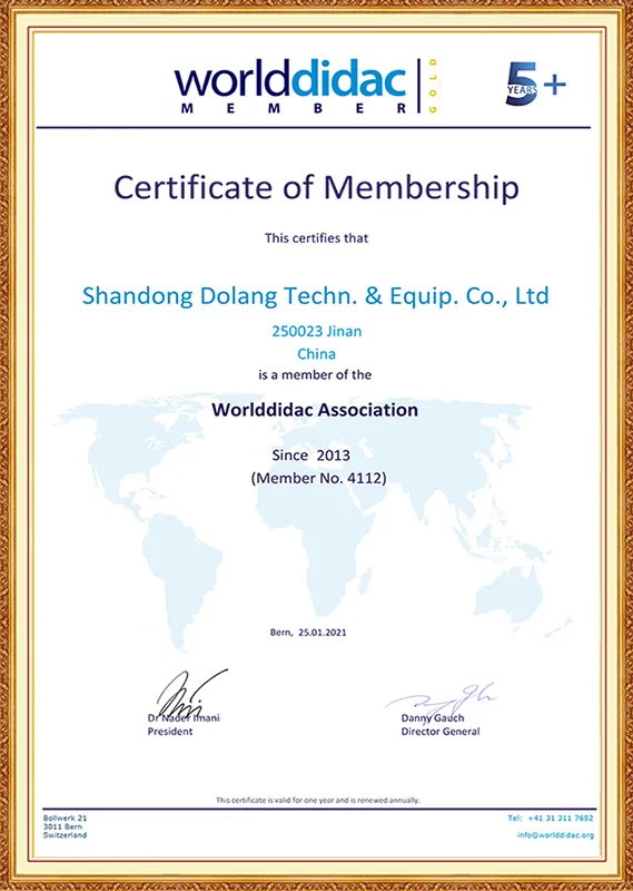 Worlddidac Certificate