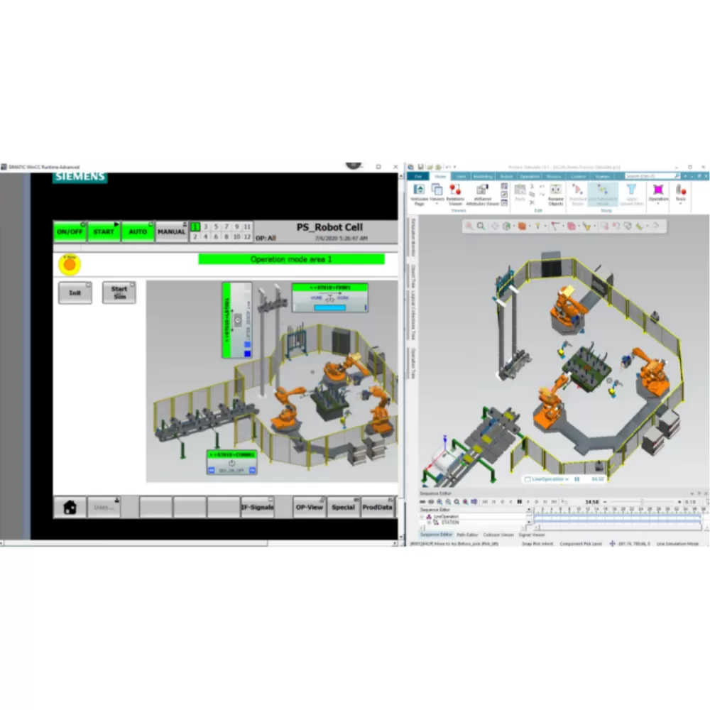 Digital twin virtual commissioning technology platform